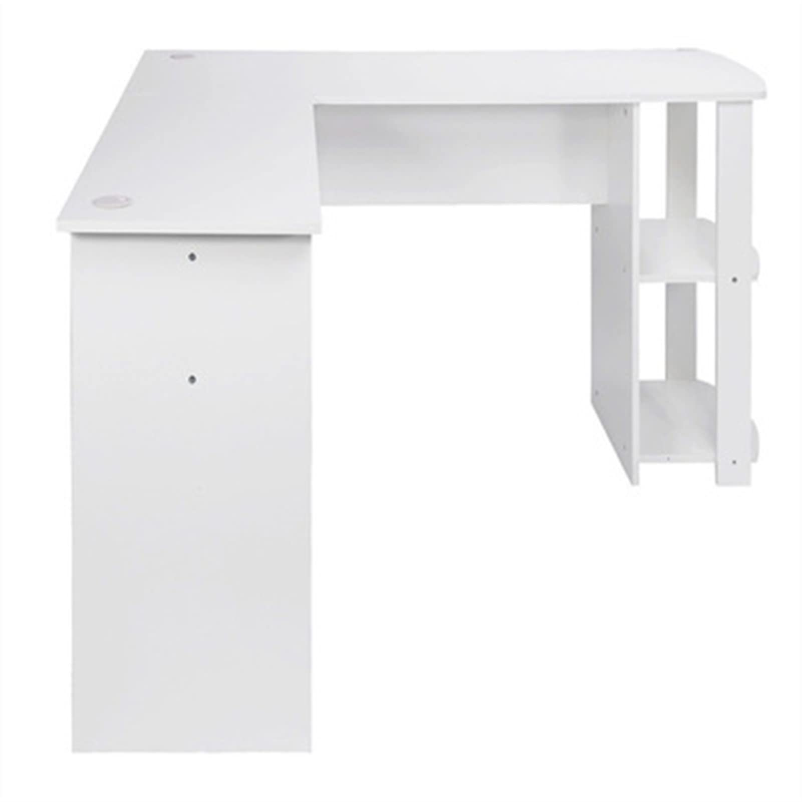 Amazon | PCデスク シンプル モダン 2イン1 L型 ノートパソコンデスク